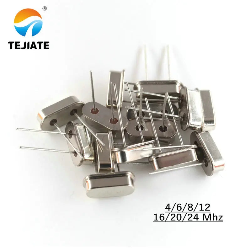 10PCS 4Mhz 6Mhz 8Mhz 12Mhz 16Mhz 20Mhz 24Mhz 4.000mhz 8.000mhz igMopnrq Quartz Crystal Resonator Passive Oscillator HC 49S New