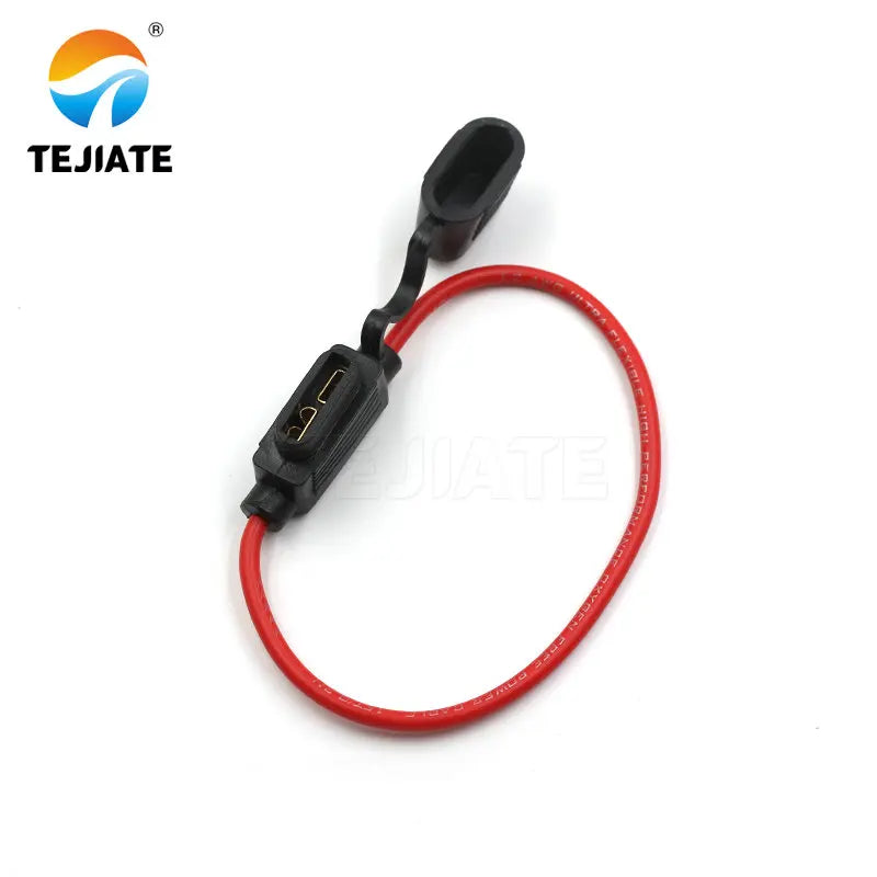 1pcs Waterproof Auto Inline Mini In-Line Fuse Holder Small Waterproof Harness Seat With Line Fuse Box 30CM Medium, please