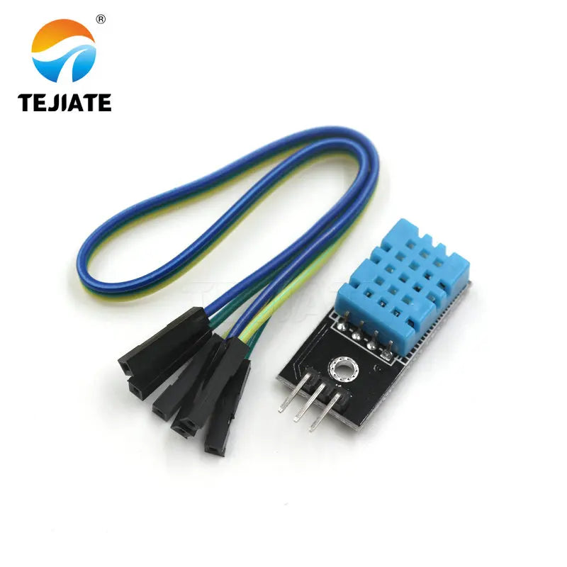 New Temperature and Relative Humidity Sensor DHT11 Module with Cable Diy Kit