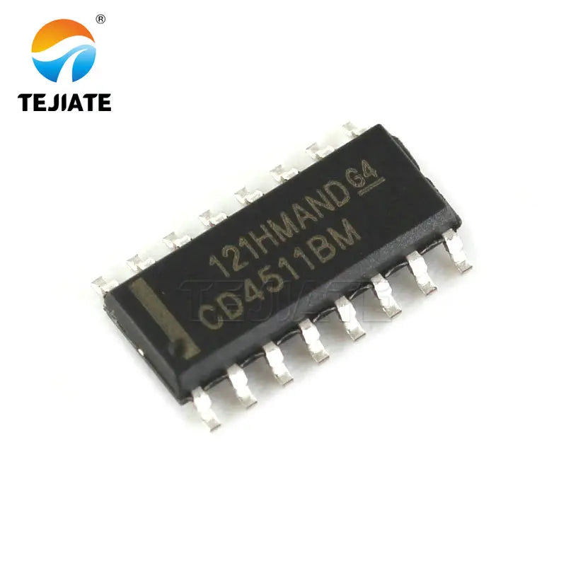10PCS CD4511BE DIP16 CD4511/CD4511BM SOP-16 Encoder, decoder, multiplexer and demultiplexer BCD to 7 Segment New original