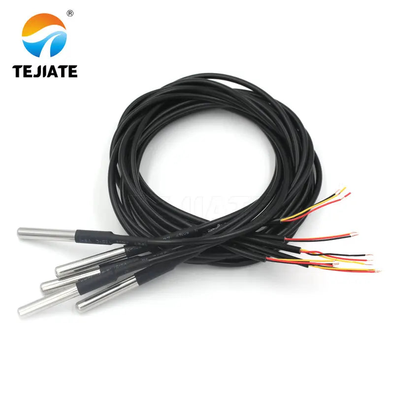DS1820 Stainless steel package Waterproof DS18b20 temperature probe temperature sensor 18B20
