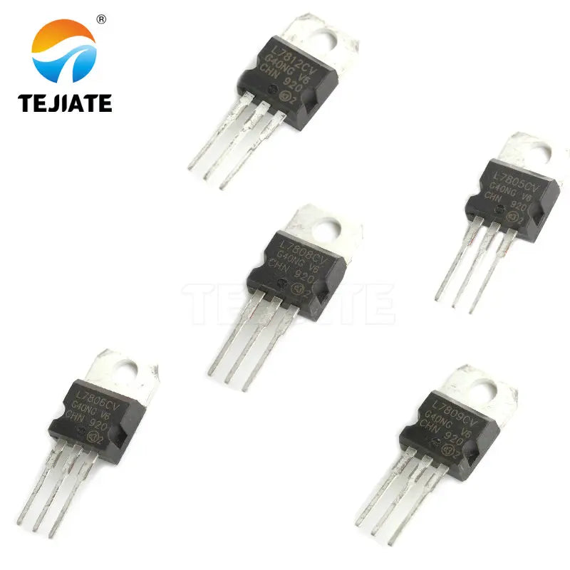 10PCS L7805CV L7806CV L7808CV L7809CV L7810CV L7812CV L7815CV L7824CV Transistor TO-220 TO220 L7805 L7806 L7808 L7809 L7810