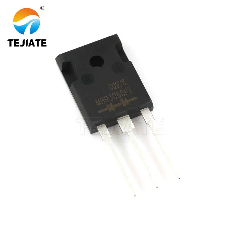 (5 Pcs) MBR3060PT Schottky Barrier Rectifier Diodes 30A 60V TO-247 (TO-247AD) 30 Amp 60 Volt MBR3060 PT 5.0