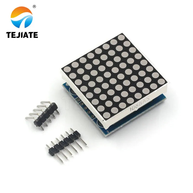 MAX7219 Dot Matrix Module For Arduino Microcontroller 4 In One Display with 5P Line 4 in 1 Control Drive LED Display Module