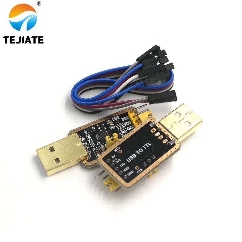 CH340E Mini serial port module of PL2303 , CH340 RS232 to TTL module upgrade USB to serial port in nine Brush small plates