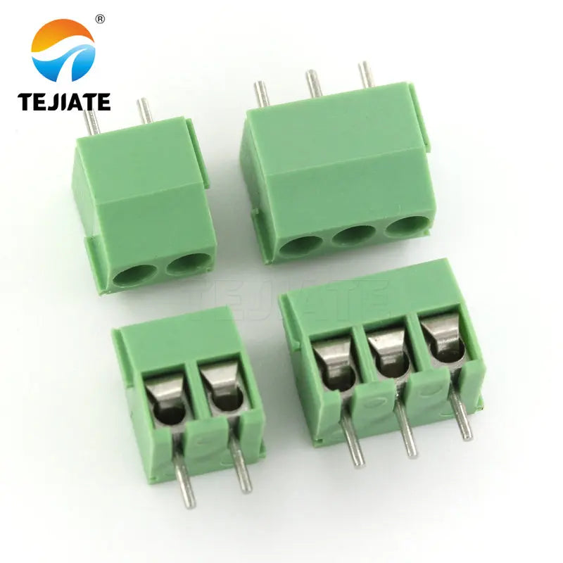 10pcs MG/KF350-2P 3P Green Pin Screw Terminal Block Connector KF350 3.5mm Pitch amphenol connector 250V/10A