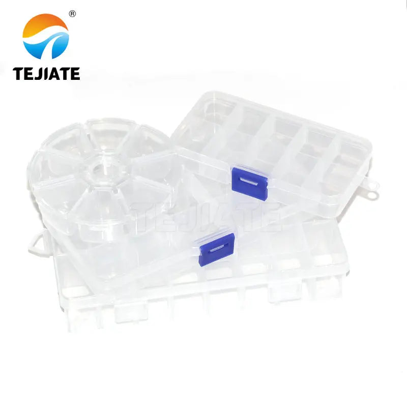 8/10/15/24 Grids Tools Packaging Box Portable Practical Electronic Components Storage box / Part box / Tool box /