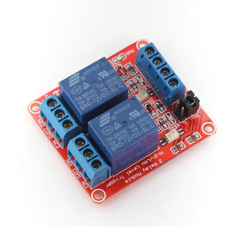 5V 2-Channel Relay Module Optocoupler Isolation 2-Way Support High Low Level Trigger Development-Board