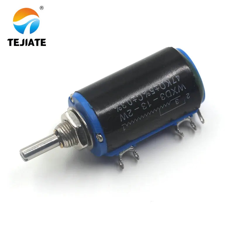 1pcs WXD3-13-2W 100 200 220 470 680 1K 2.2K 3.3K 4.7K 5.6K 6.8K 10K 22K 33K 47K 100K Ohm WXD3-13 2W Wirewound Potentiometer 5%