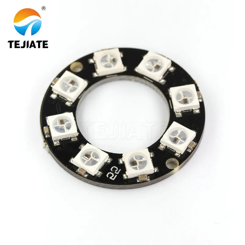 RGB LED Ring 8 Bits LEDs WS2812B 5050 RGB LED Ring Lamp Light with Integrated Drivers
