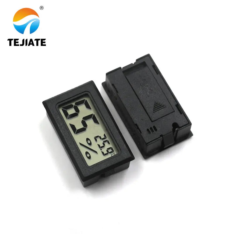 Black Mini Digital LCD Indoor Temperature Humidity Meter Thermometer Hygrometer Gauge