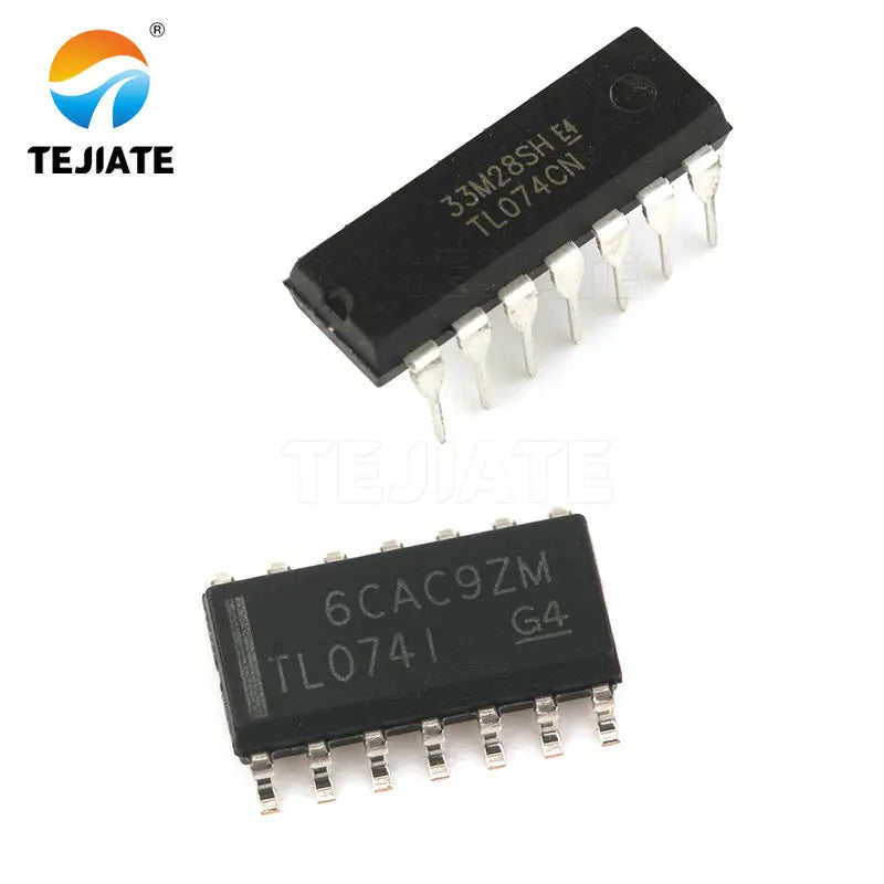 10pcs/lot TL074IDR  TL0741 SOP-14 TL074CN DIP-14 FET Input Op Amp