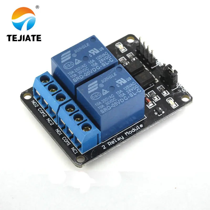5V 2-Channel 2 Channel Relay Module Shiled Relay Expansion Board Low Level Triggered 2-Way Relay Module ARM PIC AVR