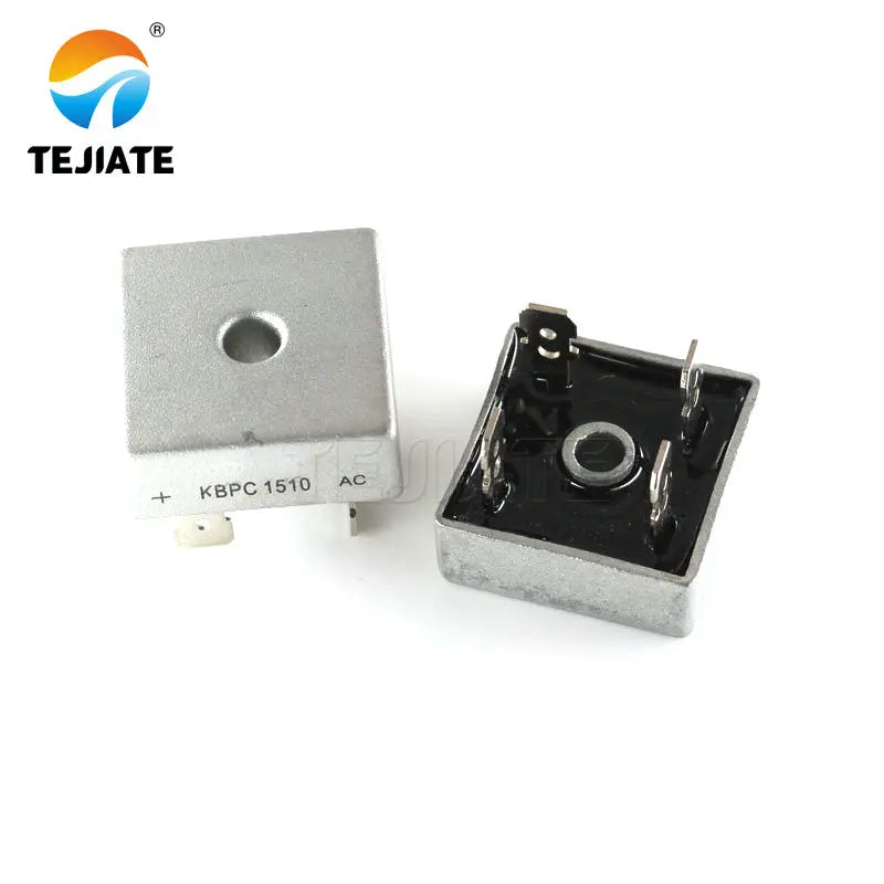 2Pcs KBPC1510 Bridge Rectifier Diode 15A 1000V KBPC 1510 Single Phase Full Wave 15 Amp 1000 Volt Electronic Silicon