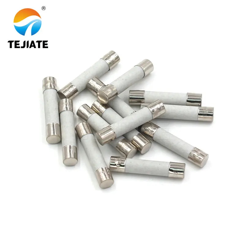 10pcs Ceramic Fuse 5mm x 20mm 5X20 6x30 T1A 2A 3A 3.15A 4A 5A 6A 6.3A 8A 10A 15A  20A 30A 250V Car Microwave Oven