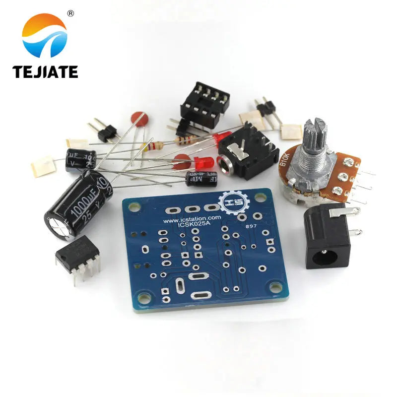 LM386 MINI Amplifier Board DIY Kit 3V-12V Power Amplifier Suit Electronic Fun Kits Beyond TDA2030 TEJIATE