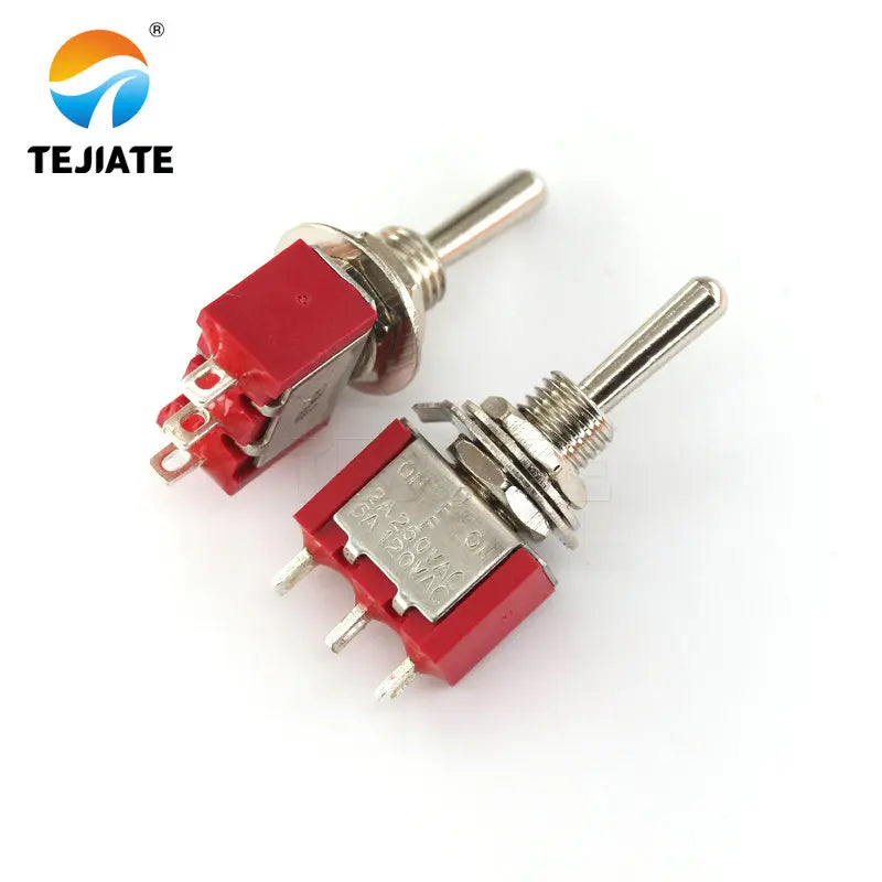 5Pcs MTS-123 SPDT ON/OFF/ON 3 Position Momentary Toggle Switch