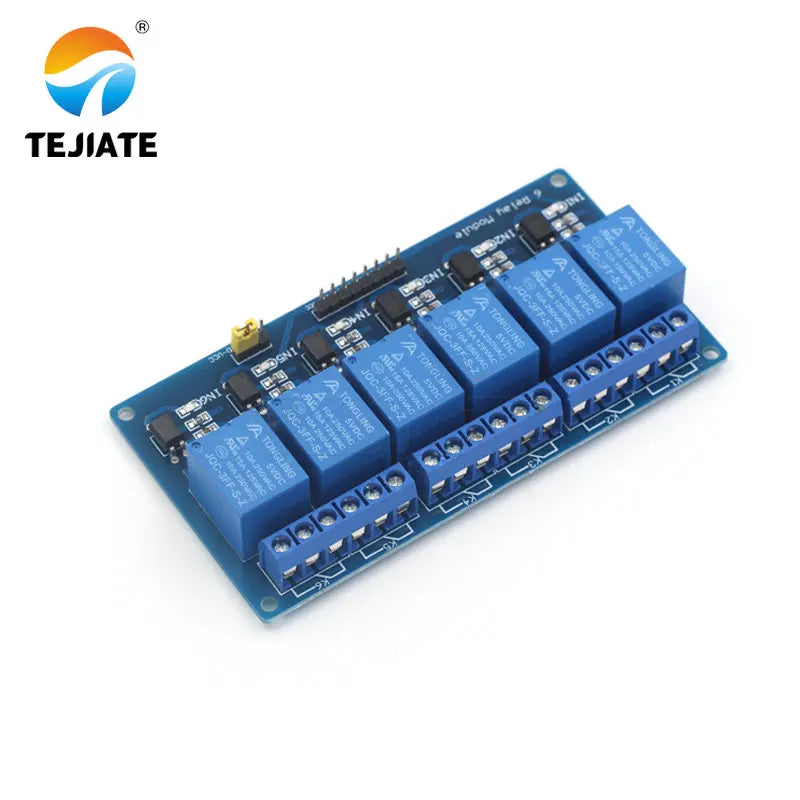 5V/12V 1 2 4 6 8 channel relay module with optocoupler. Relay Output 1 /2 /4 /6 / 8 way relay module 12V blue