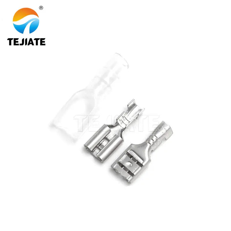 Female Spade Connector 2.8 /4.8 /6.3 Crimp Terminal with Insulating Sleeves For Terminals 22-16AWG