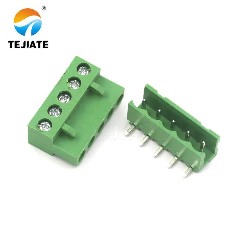 10 sets/batches of HT5.08 234567pin straight needle bending pin terminal plug type 300V 10A KF2EDGK 5.08mm spacing PCB connector