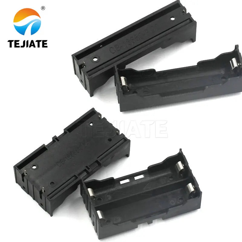 18650 Power Bank Case 1X 2X  18650 Battery Holder Storage Box Case holder 1 2  Slot Battery Container With Hard Pin DIY