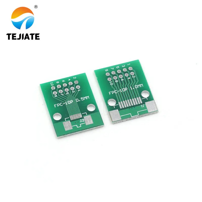 Double Side 0.5mm 1mm FFC FPC 6 8 10 12 20 30 40 50 60 Pin to 2.54mm FPC/FFC SMT Adapter Socket Plate PCB Board connector