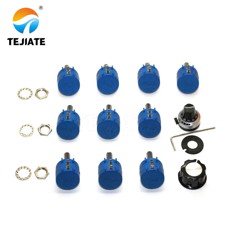 1PCS 3590S 1K 2K 5K 10K 20K 50K 100K ohm Precision Potentiometer Adjustable Resistor 3590 102 103 502 103 203 503 104 MF-A03