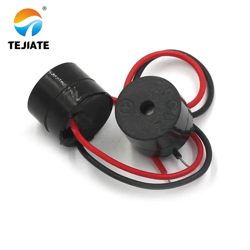 2PCS Electromagnetic active buzzer 6V-12V 12*9.5MM band alarm loudspeaker