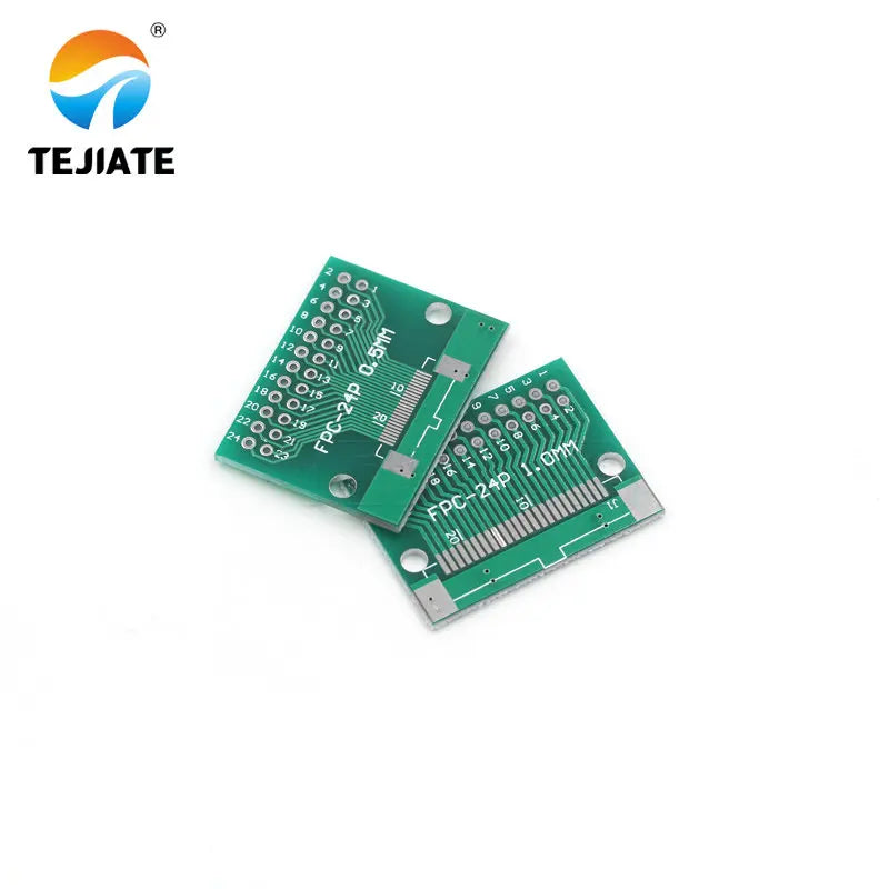 Double Side 0.5mm 1mm FFC FPC 6 8 10 12 20 30 40 50 60 Pin to 2.54mm FPC/FFC SMT Adapter Socket Plate PCB Board connector