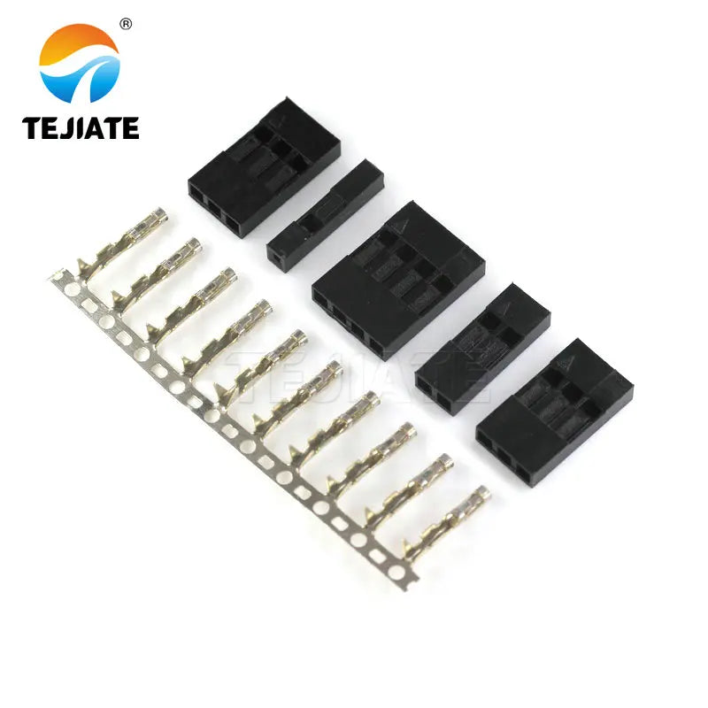 20PCS Connector Shell 1Pin 2Pin 3Pin 4Pin 5Pin 6Pin 7Pin 8Pin 9Pin 10pin  Single Row 2.54 mm Through Hole Housing Jumper Wire