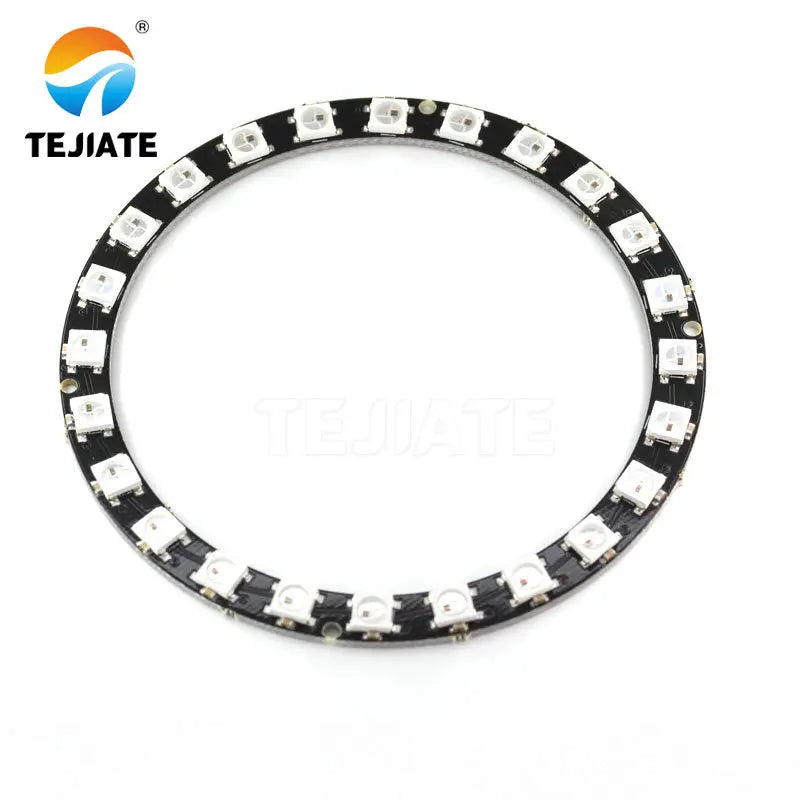 24 Bit WS2812B 5050 RGB LED Full-Color Built-In Driving Lights Round Development-Board