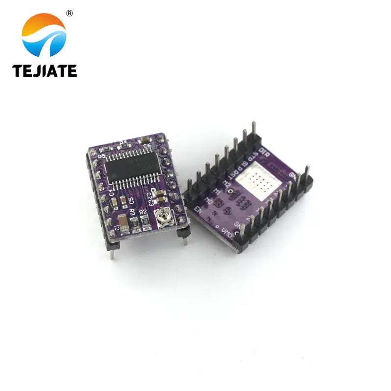 New Stepstick Drv8825 For RAMPS Stepper Motor Driver HeatSink Part 3D Printers Parts Heat Sink 4 Layer PCB Purple Board