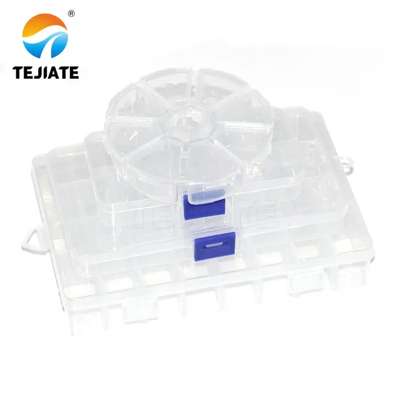 8/10/15/24 Grids Tools Packaging Box Portable Practical Electronic Components Storage box / Part box / Tool box /