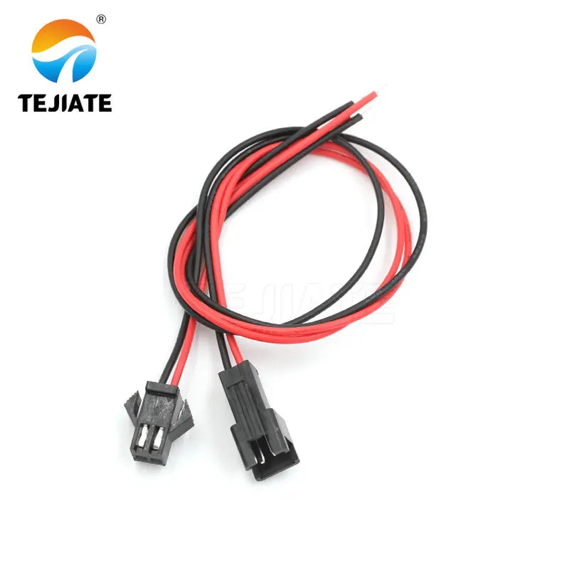 10Pairs 20-25cm Long JST SM 2Pins Plug Male to Female Wire Connector