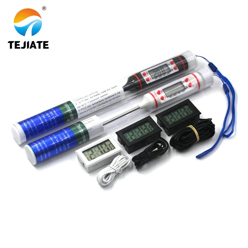 LCD Digital Thermometer for Freezer Temperature -50~110 degree Refrigerator Fridge Thermometer