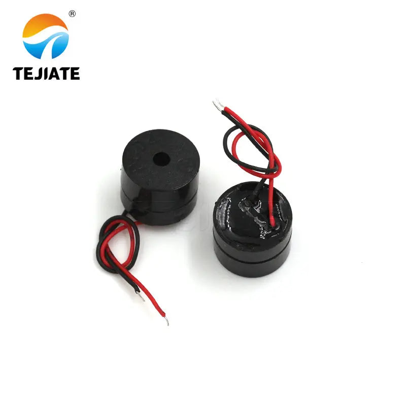 2PCS Electromagnetic active buzzer 6V-12V 12*9.5MM band alarm loudspeaker
