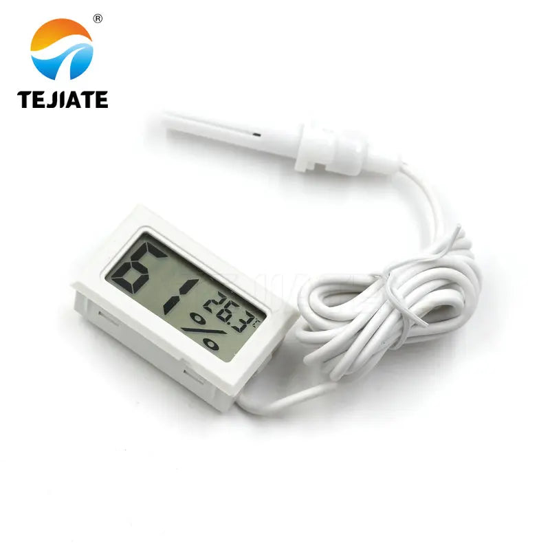 1.5M Mini Digital Thermometer Hygrometer Temperature Humidity Moisture Sensor Meter Thermal Temperature Tester Detector Monitor