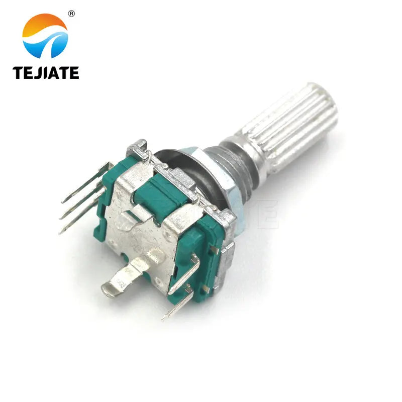 10PCS Plum handle 20mm rotary encoder coding switch / EC11 / digital potentiometer with switch 5 Pin