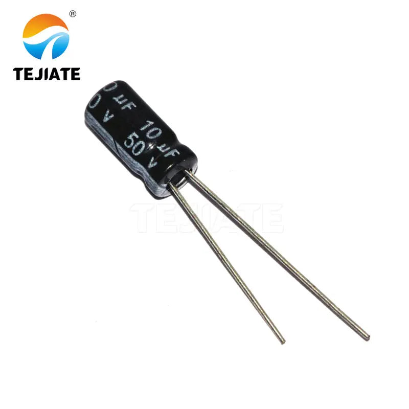50PCS Higt quality 50V10UF 5*7mm 10UF 50V 4*7 Electrolytic capacitor