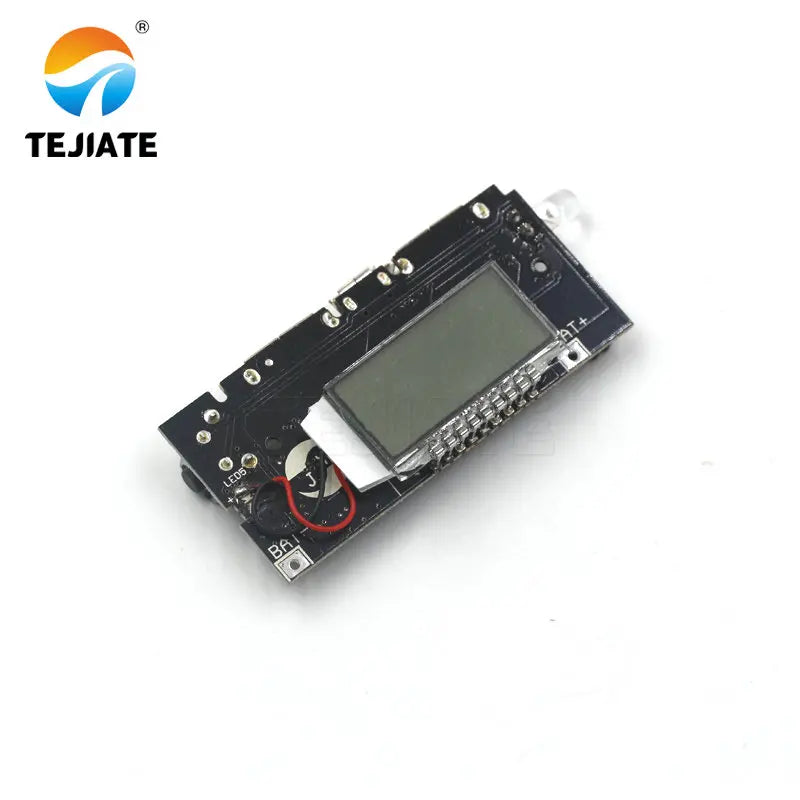 18650 Dual Micro USB 3.7V to 5V 2A Boost Mobile Power Bank DIY 18650 Lithium Battery Charger PCB Board Step Up Module With Led