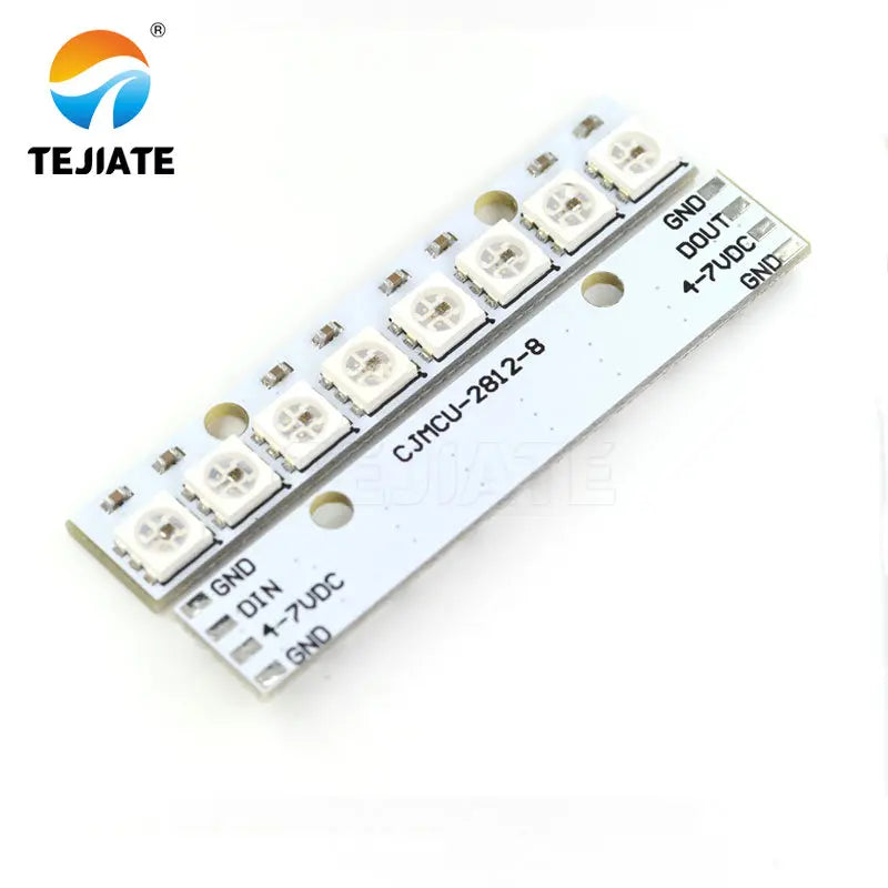 8 Channel WS2812 5050 RGB LED Lights Built-In Full Color Driven Development-Board