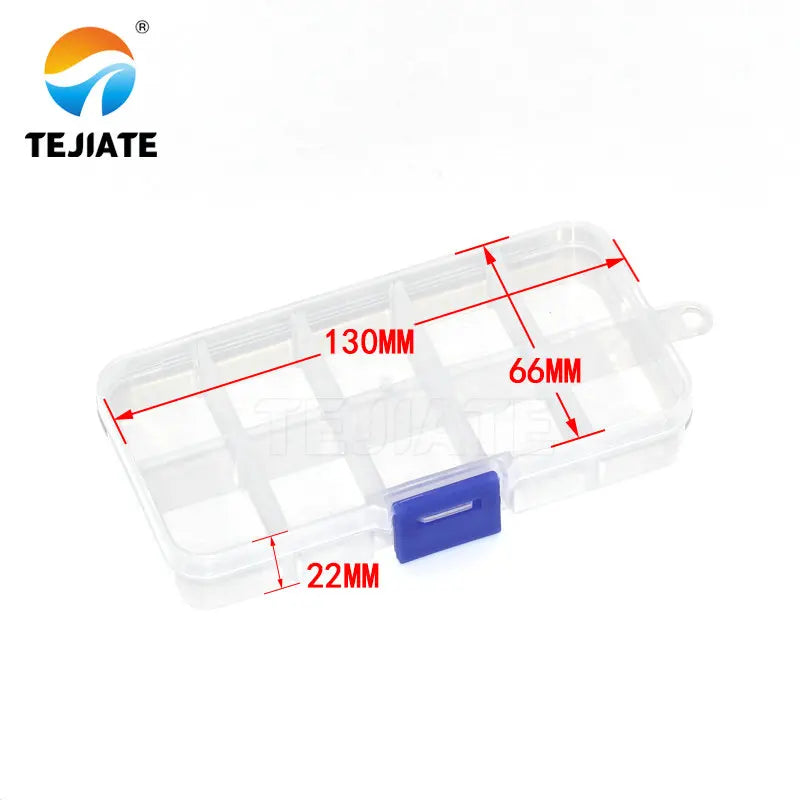 8/10/15/24 Grids Tools Packaging Box Portable Practical Electronic Components Storage box / Part box / Tool box /
