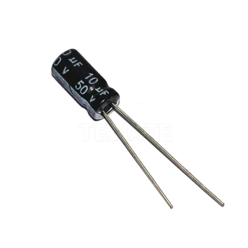 50PCS Higt quality 50V10UF 5*7mm 10UF 50V 4*7 Electrolytic capacitor