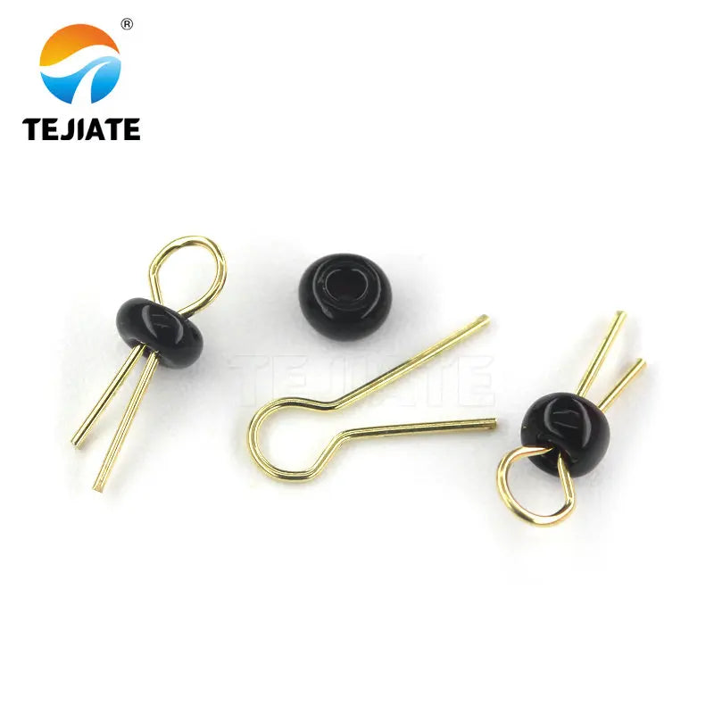 20PCS PCB Board Test Beads Points Gold Plated Ceramic Loop Circuit Test Needle Test Ring White Black Red Blue PCB points