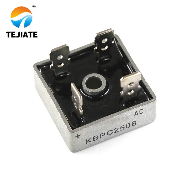 2PCS KBPC2508 Rectifier Bridge Reactor KBPC2508 25A 800V Square Bridge