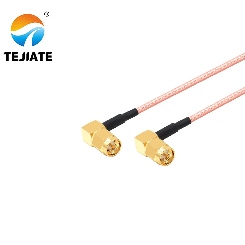 1PCS TEJIATE Adapter Cable SMA To SMA Type SMA-JW Convert SMA-JW 8-90CM 1M 1.5M 2M Length Connector RG316 Wire