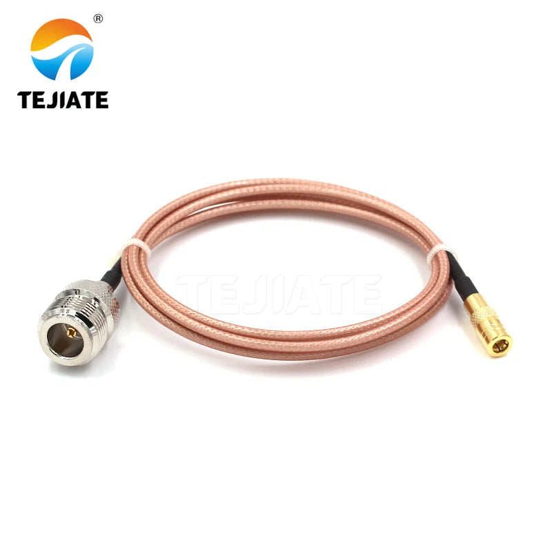 1PCS TEJIATE Adapter Cable N To SMB Type NK Convert SMBK 8-90CM 1M 1.5M 2M Length Connector RG316 Wire