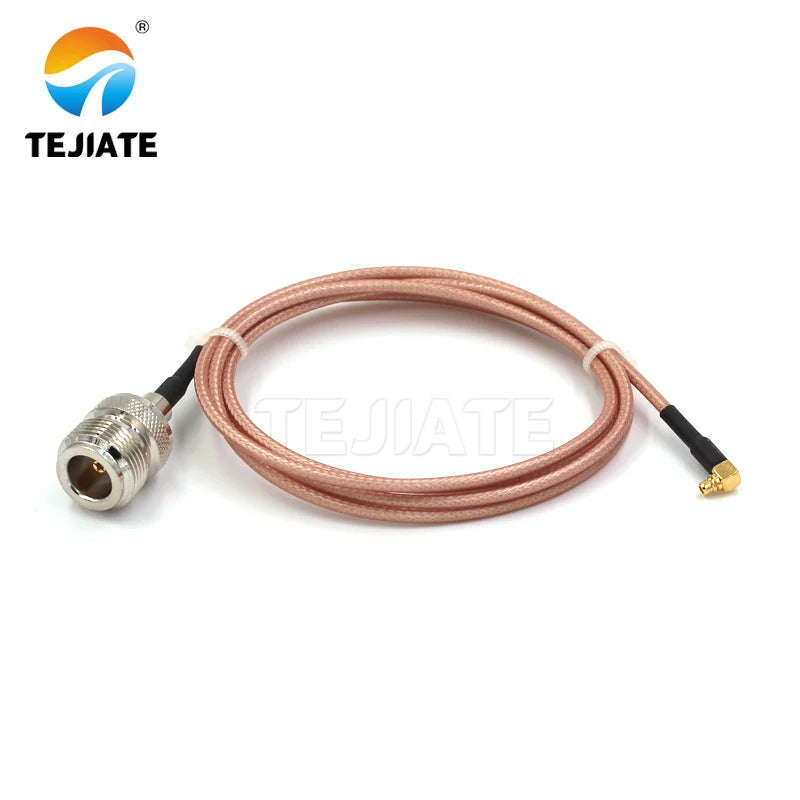 1PCS TEJIATE Adapter Cable N To MMCX Type NK Convert MMCXJW 8-90CM 1M 1.5M 2M Length Connector RG316 Wire