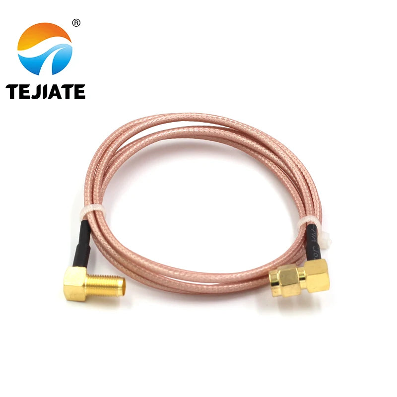1PCS TEJIATE Adapter Cable RPSMA To RPSMA RPSMA-KW Convert RPSMA-JW 8-90CM 1M 1.5M 2M Length Connector RG316 Wire