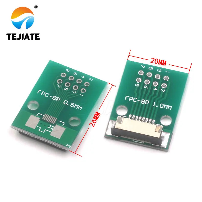 DIY FPC/FFC adapter board 1.0mm connector 6P 8P 10P 12P 20P 24P 26P 30P 34P 40PIN